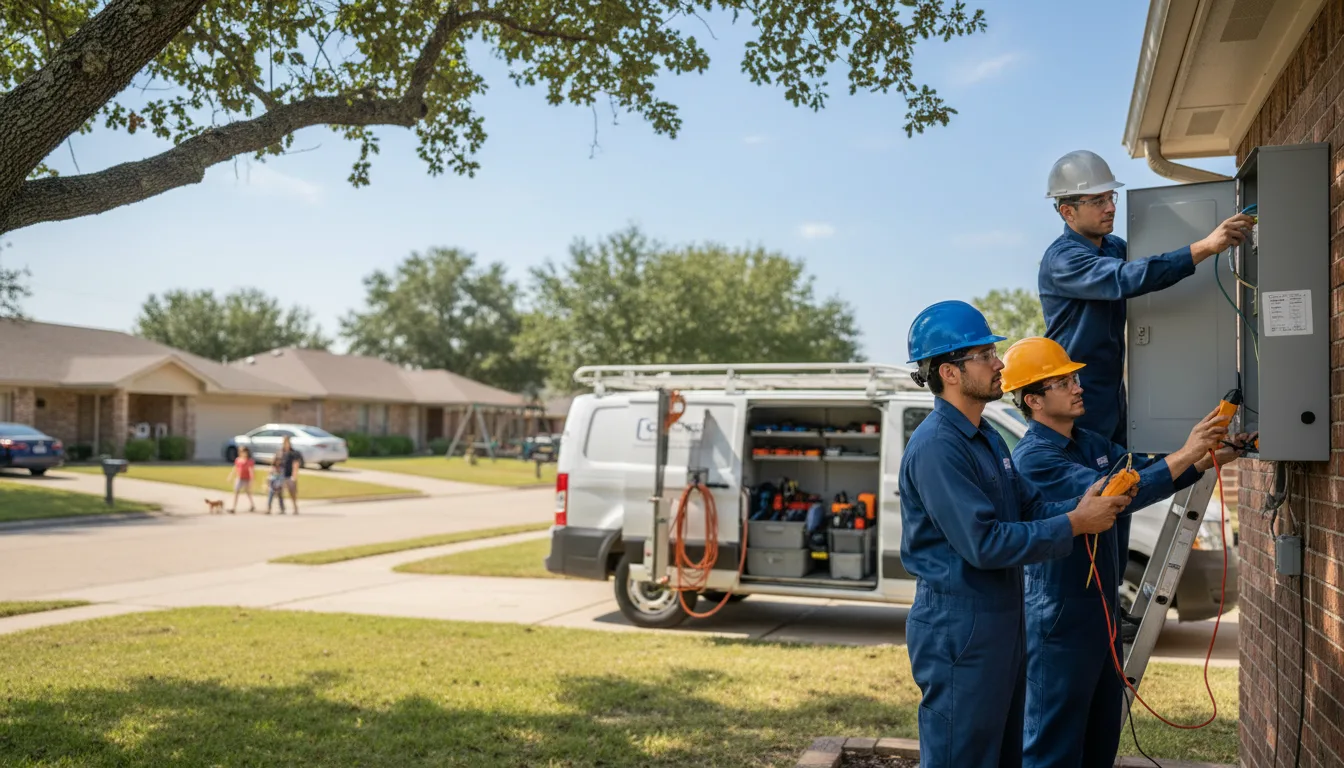 Certified electrician providing emergency electrical services in Cypress Inn, TN